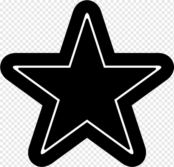 Звезда вектор силуэт