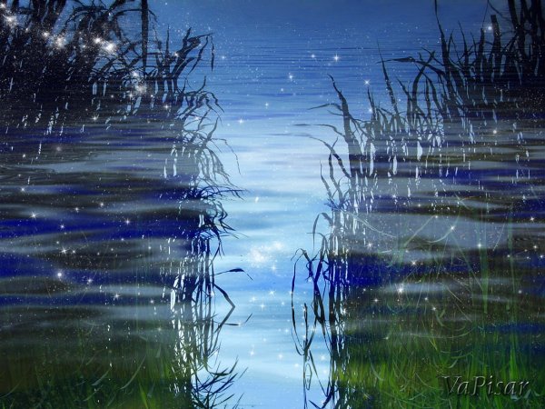 Зеркальная гладь воды