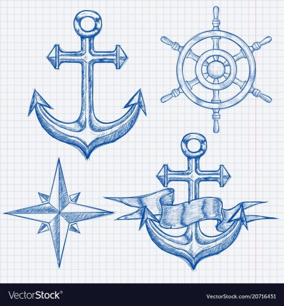 Эскиз геометрия якорь