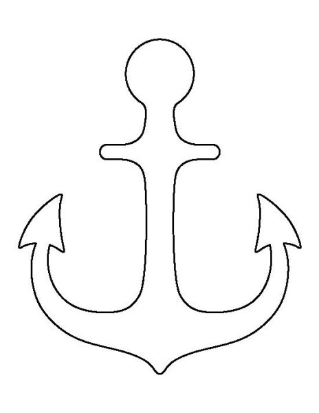 Трафарет морская тематика