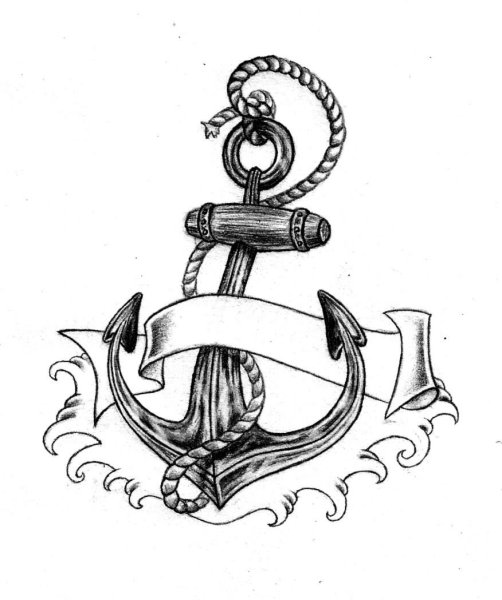 Якорь стилизованный