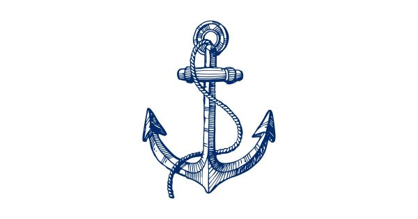 Якорь рисунок