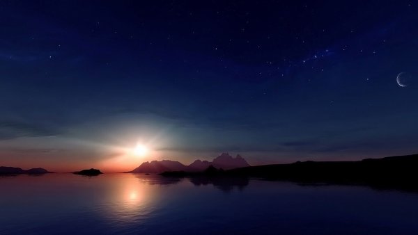 Зимнее звездное небо