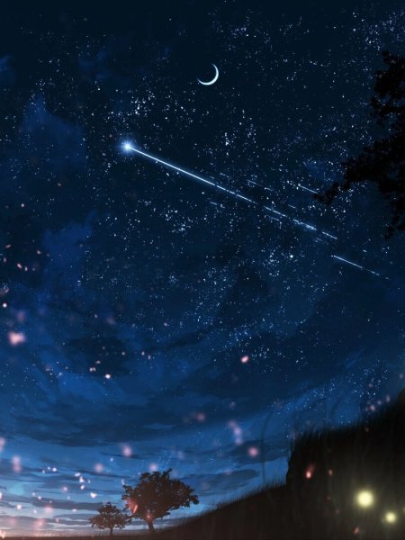 Метеорный поток аниме
