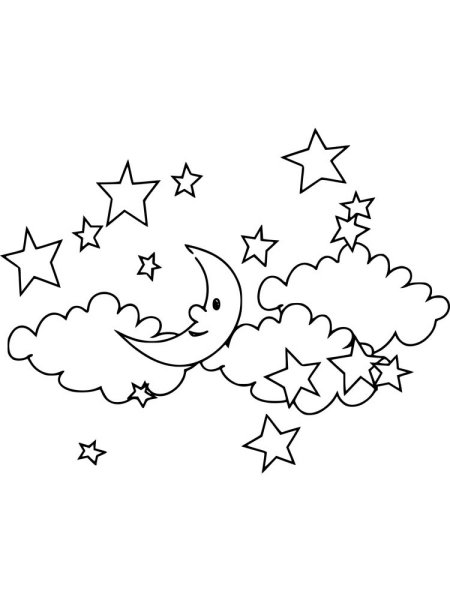 Комета раскраска для детей