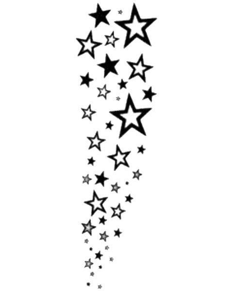 Тату звездочки эскизы