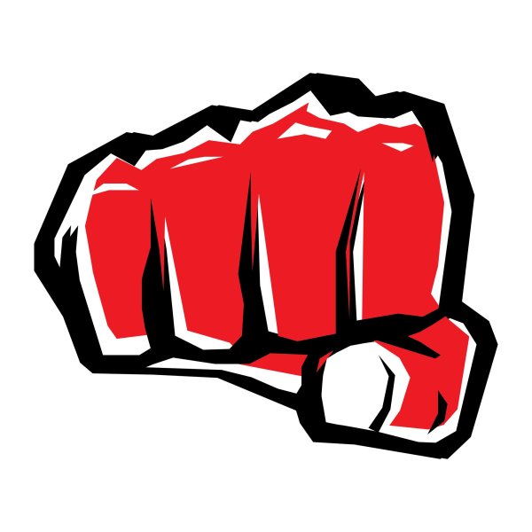 Красный кулак логотип