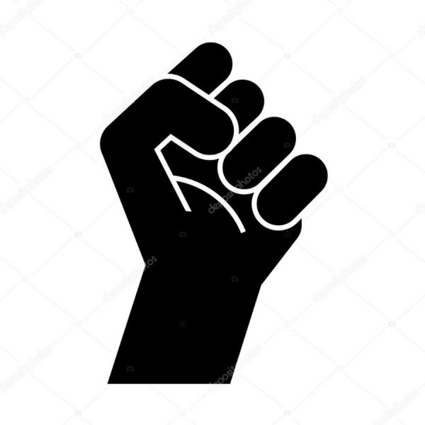 Поднятый кулак символ