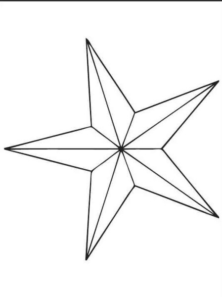 Георгиевская звезда раскраска