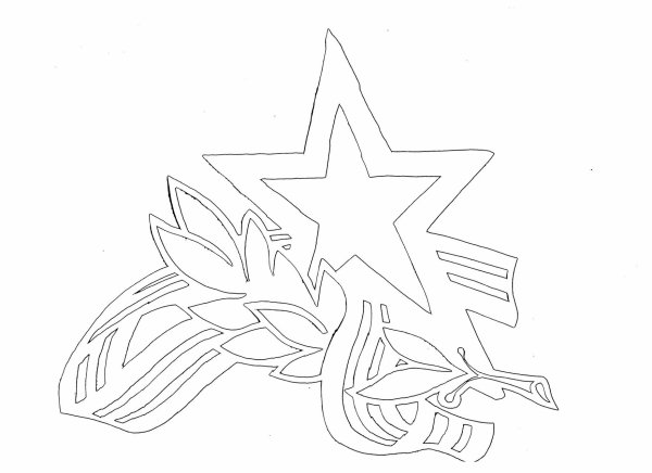 Звезда рисунок