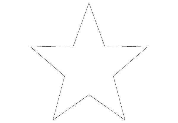 Военная звезда раскраска