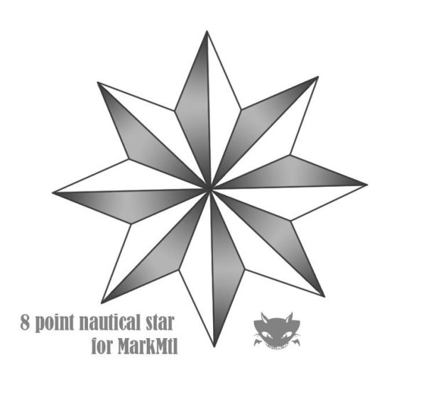 Октаграмма восьмиугольная звезда