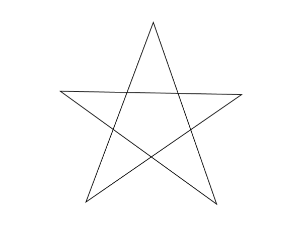 Звезда шаблон