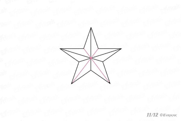 Звезда неровная