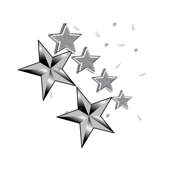 Серебряные звездочки