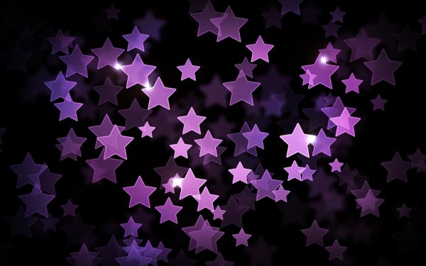 Звезды фиолетового цвета