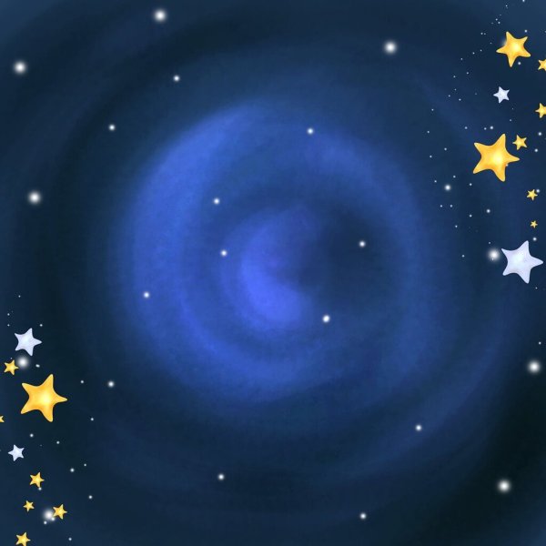 Звездное небо мультяшное