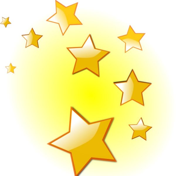 Синий фон со звездочками