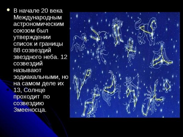 Звездные созвездия их названия