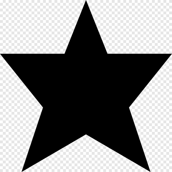 Звездочки черно белые