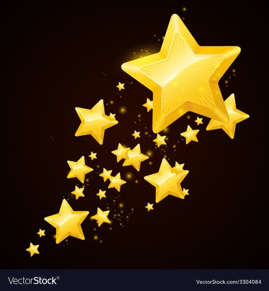 Желтая звезда на черном фоне