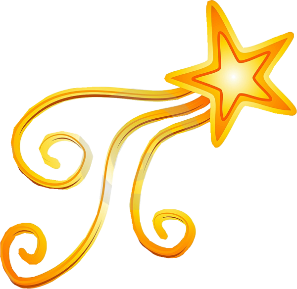 Летящие звезды на прозрачном фоне