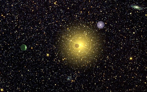 Снимок солнечной системы