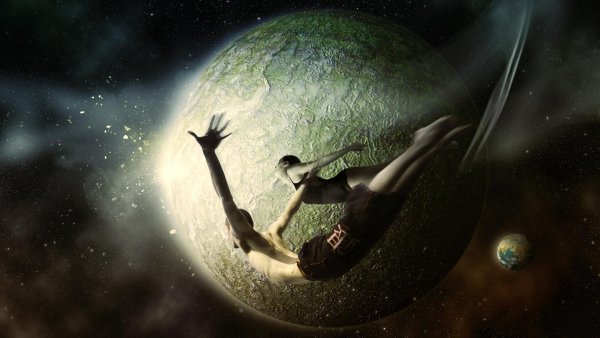 Мужчина и женщина космос фэнтези