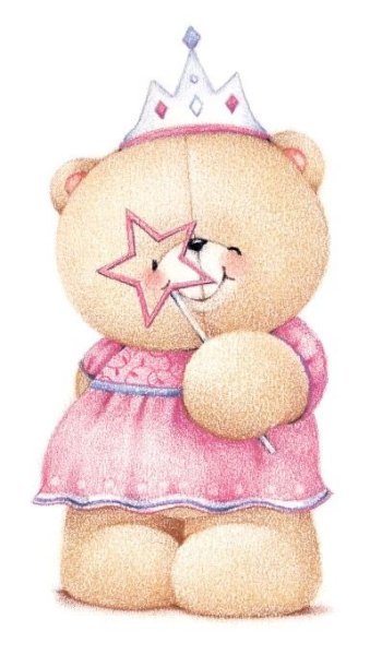 Милый мишка девочка