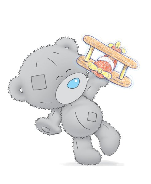 Мишка для метрики для девочки