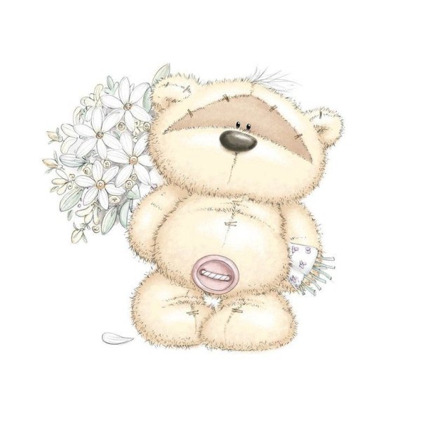 Термонаклейки мишка Тедди