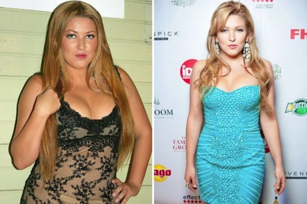 Звезды до и после похудения