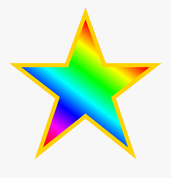 Красивые разноцветные звездочки