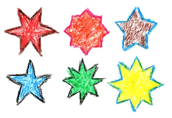 Звезда для рисования детям