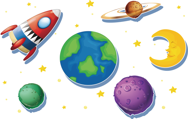Наклейки планеты