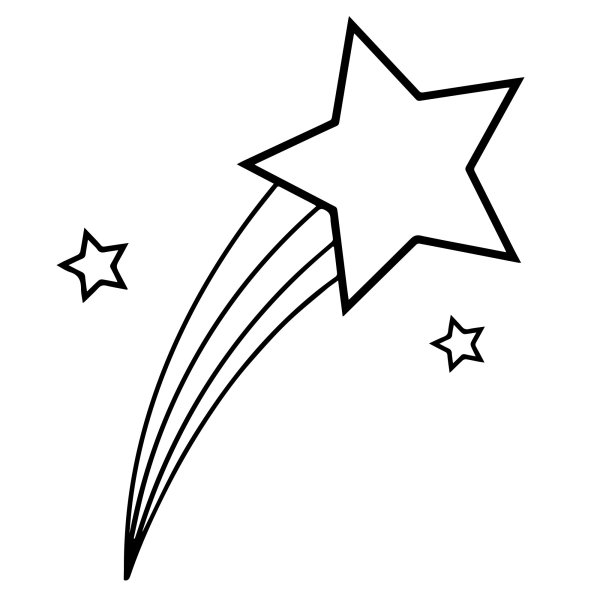 Звезда раскраска