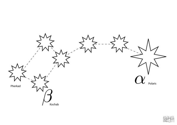 Звездочки черно белые