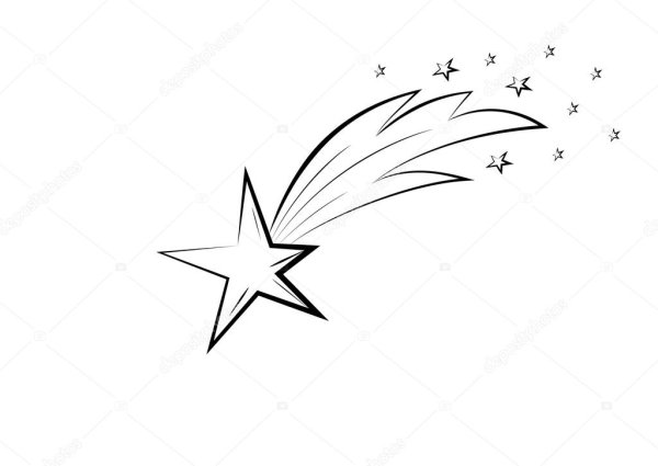 Раскраска маленькие звезды