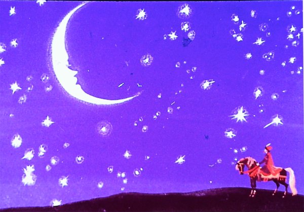 Месяц раскраска