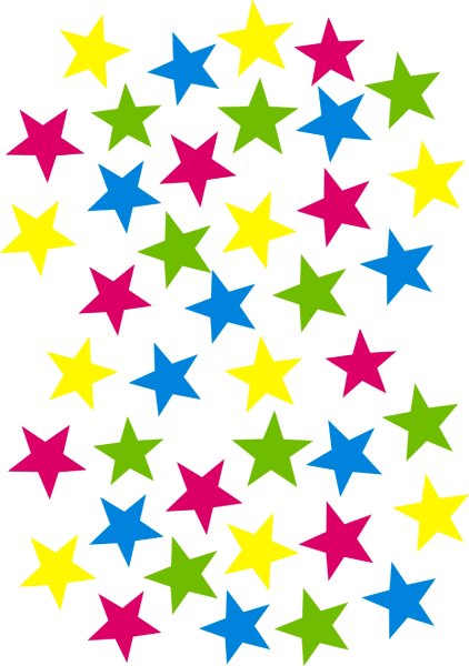 Звёздочки трафареты для вырезания