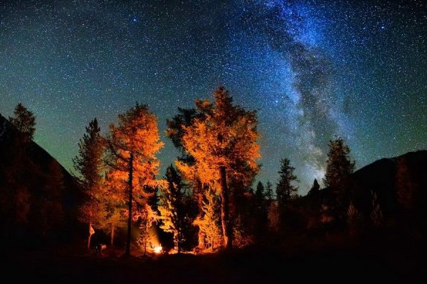 Красивое ночное небо