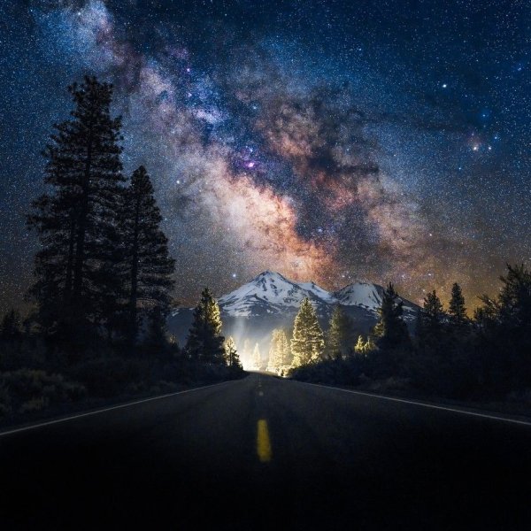 Природа ночью