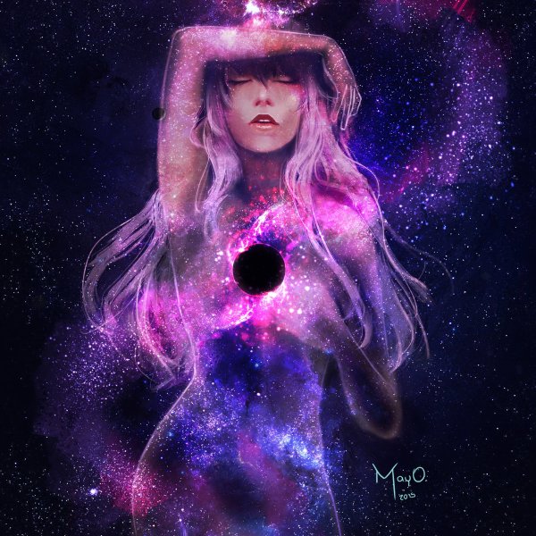 Девушка космос