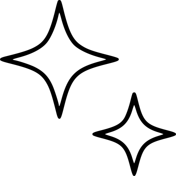 Звезда четырехконечная контур