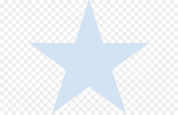 Голубая звезда на белом фоне