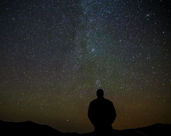 Ночь звезды человек