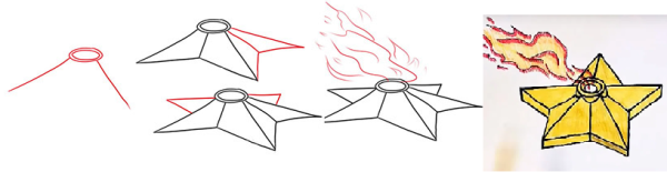 Вечный огонь рисуюрисую