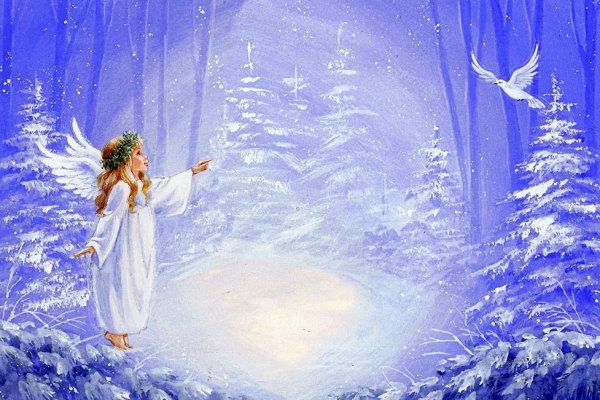 Художник Хейзел Линкольн Рождественский ангел