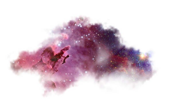 Туманность без фона