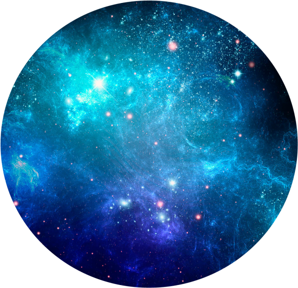 Космос на прозрачном фоне